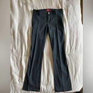 Vintage Dickies Women's Black Boot Cut Work Pants
